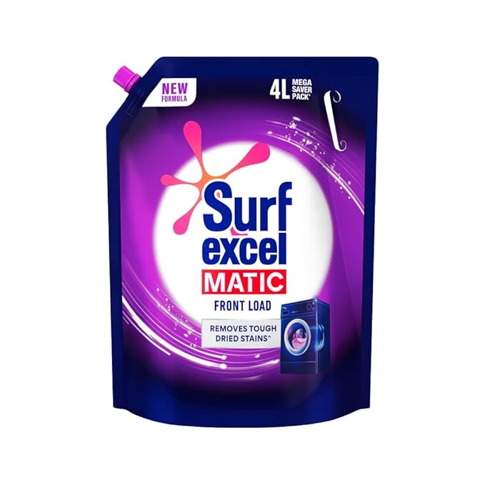Surf Excel Matic Front Load Liquid Detergent 4L Refill Pouch